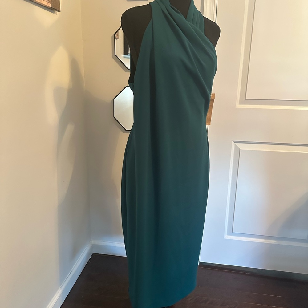 RACHEL Rachel Roy Teal Midi Dress